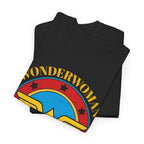 Wonder Woman Retro Logo Unisex T-Shirt - Classic DC Justice League Amazon Warrior Emblem Shirt