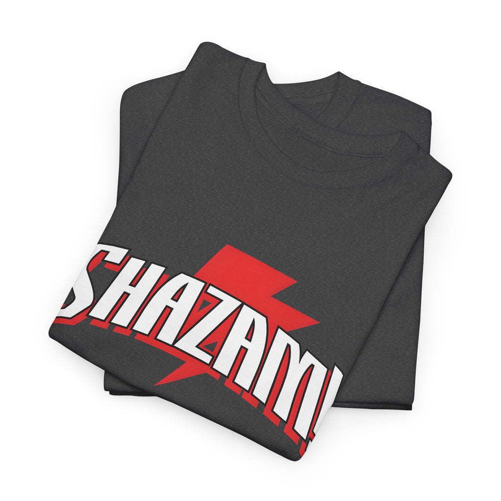 Shazam! Lightning Logo T-Shirt — Retro Comic Superhero Tee