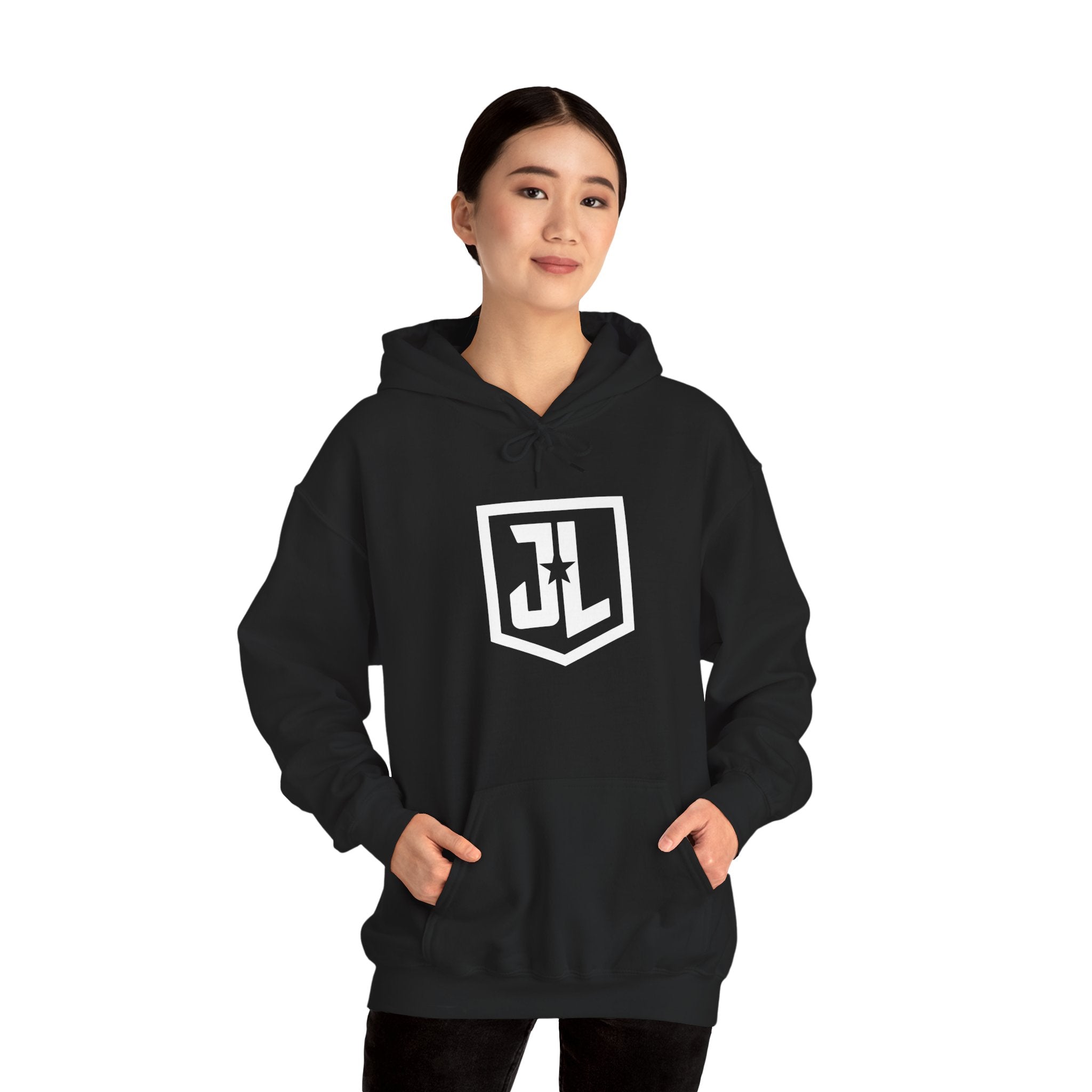 Justice League Shield Logo Hoodie — Minimalist DC Justice League 2017 Sweatshirt