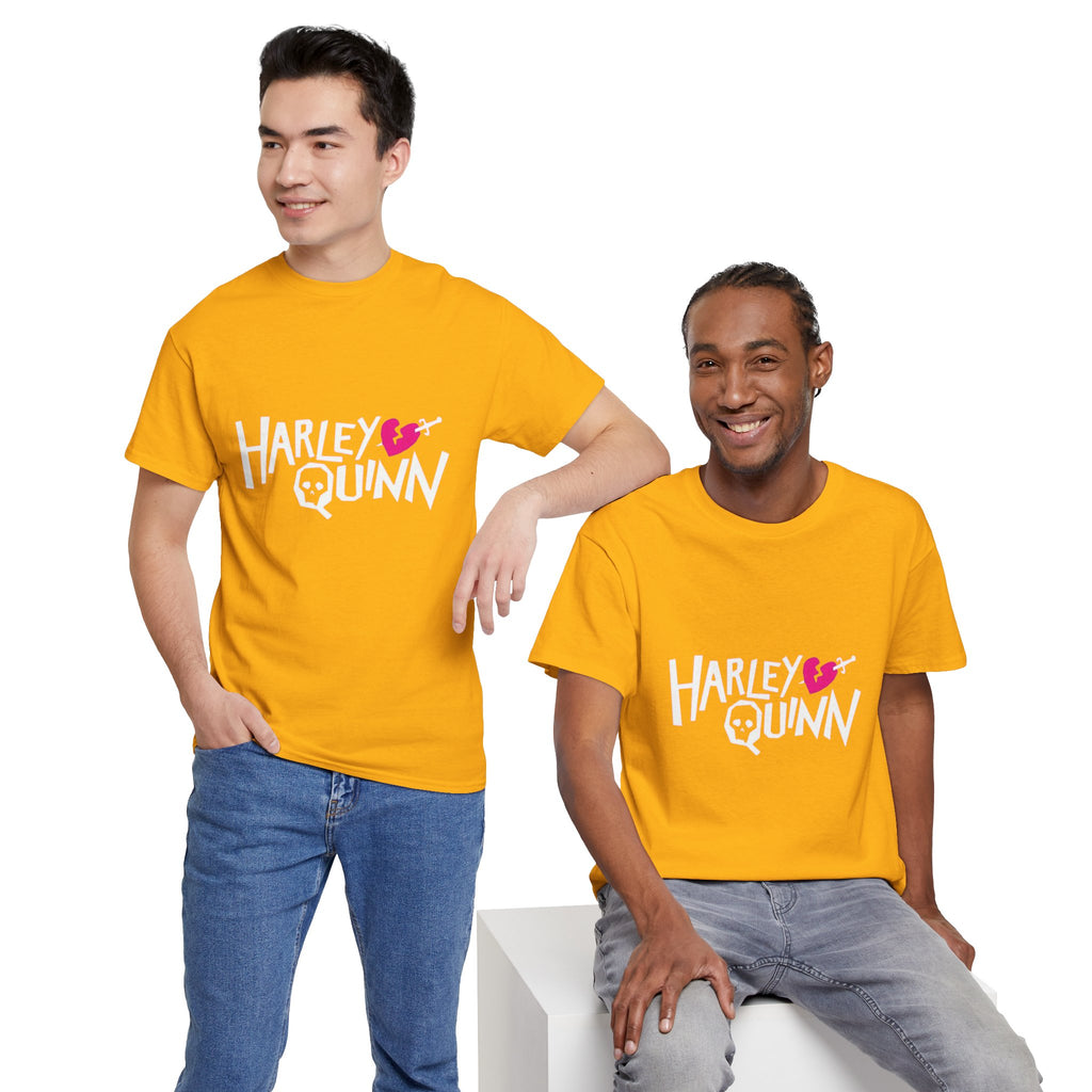 Harley Quinn Skull Heart Shirt – DC Comics Villain Graphic Tee