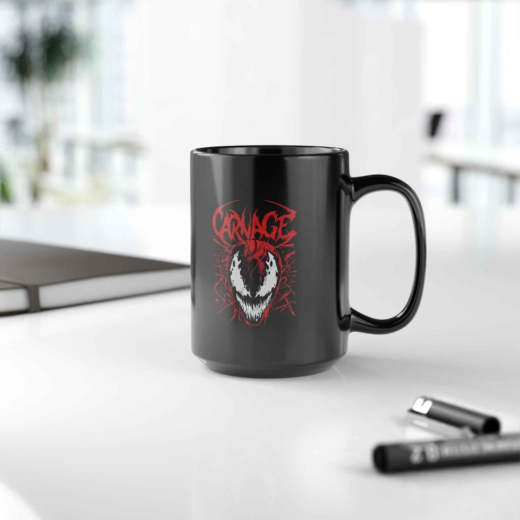Chaotic Carnage Symbiote Metal Grunge Coffee Mug