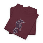 Teen Titans Raven Graphic Tee — Purple Geometric Raven Shirt