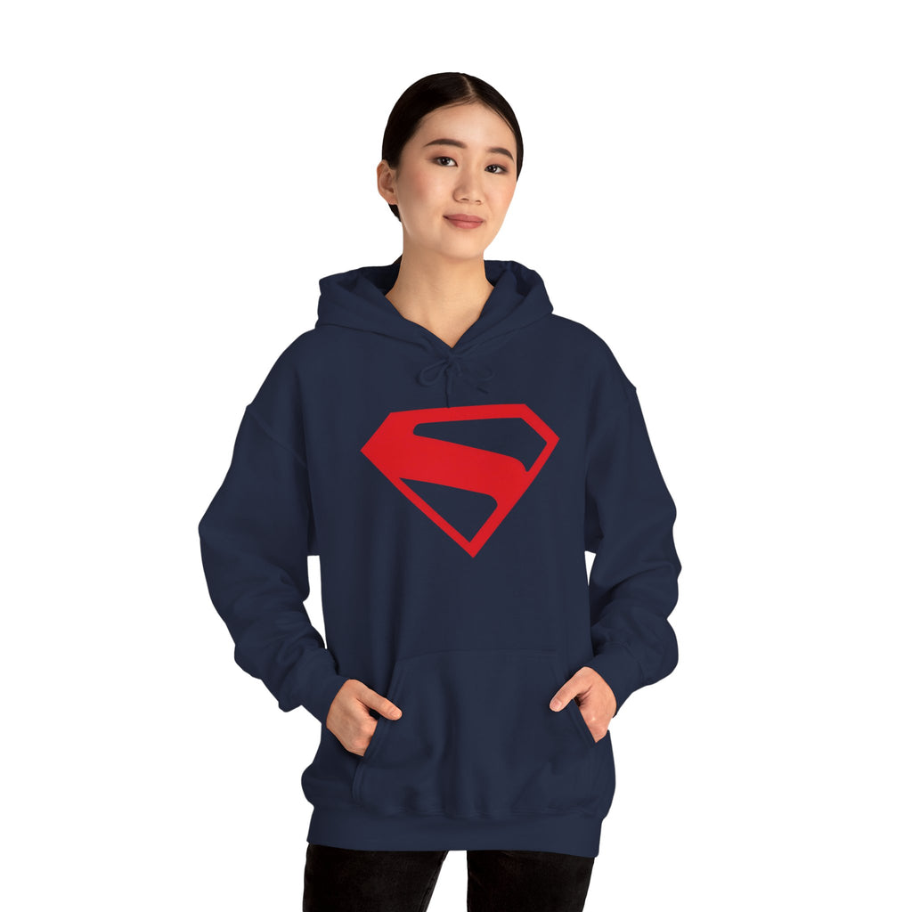 Kingdom Come Superman Logo Hoodie — Vintage Brandon Routh S Shield Sweatshirt