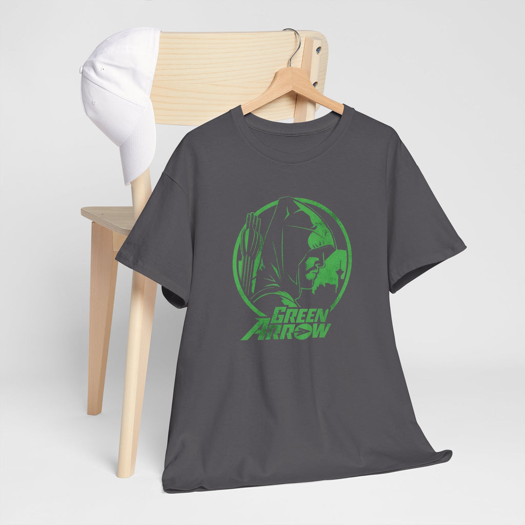 DC Green Arrow Graphic Tee — Oliver Queen - The Arrow Archer Logo T-Shirt