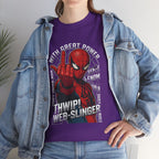 Marvel Spider-Man 'Gives the Finger' Comic Tee — Web-Slinger Graphic T-Shirt