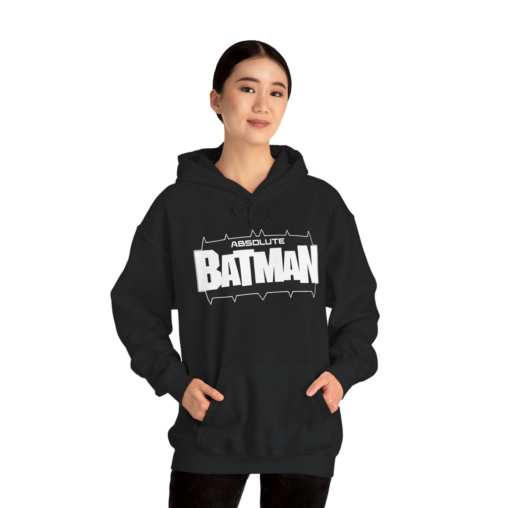 Absolute Batman Logo Unisex Hoodie – Gotham Knight Heavy Bat Graphic Hoodie