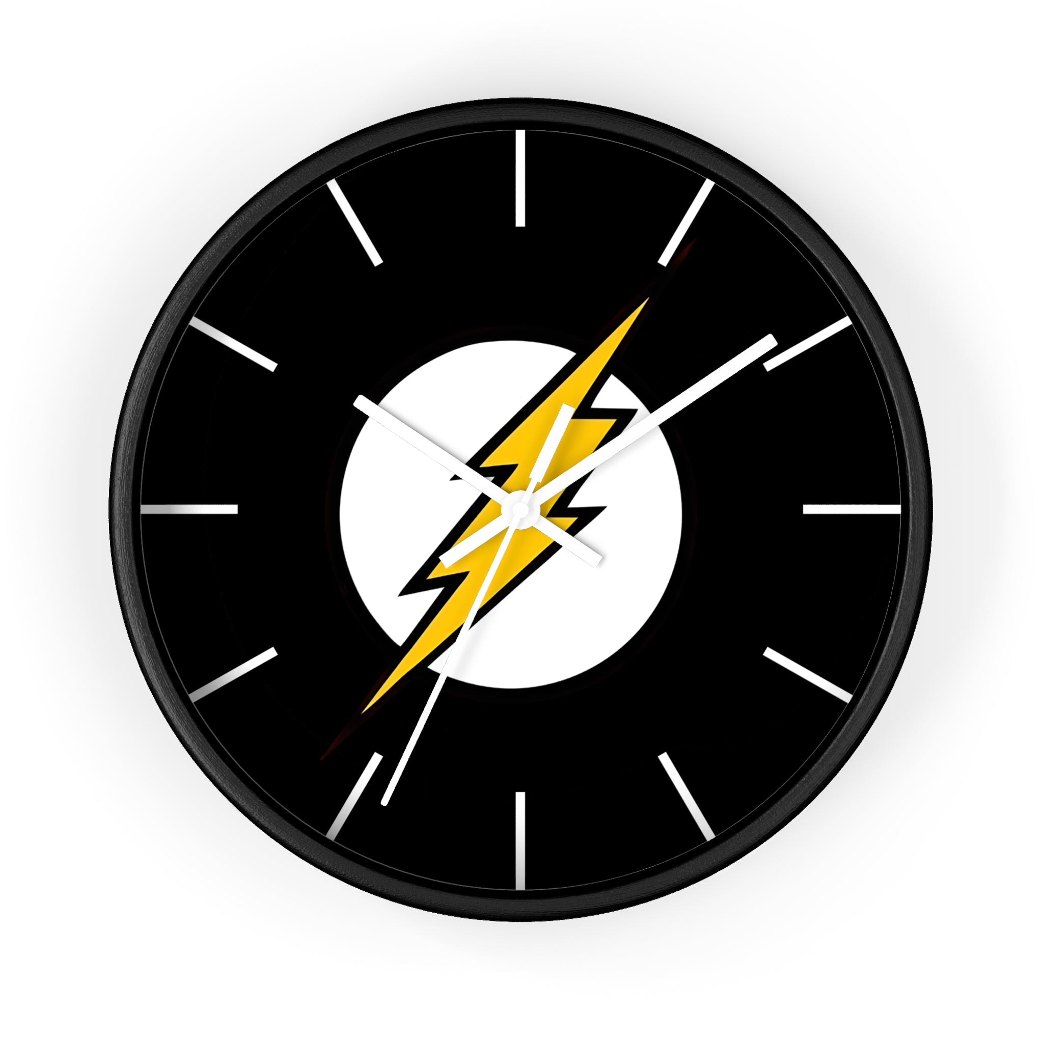 The Flash Logo Wall Clock — Barry Allen Superhero Home Decor