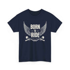 Born to Ride Unisex Tee - Motorcycle Lover's Graphic T-Shirt, Perfect for Bikers, Summer Events, Gifts, Casual Wear