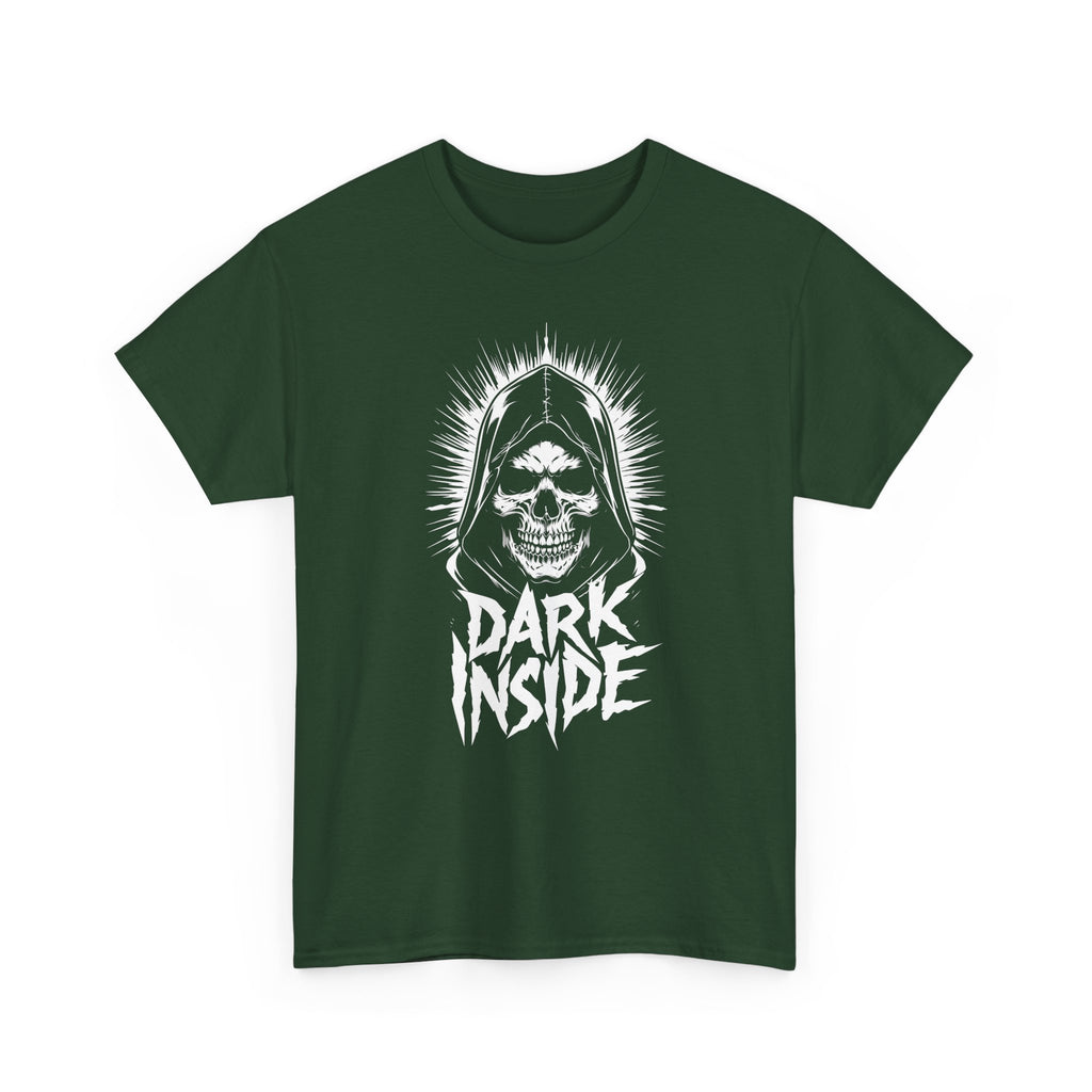 Dark Inside Skull Graphic T-Shirt — Gothic Halloween Alternative Tee