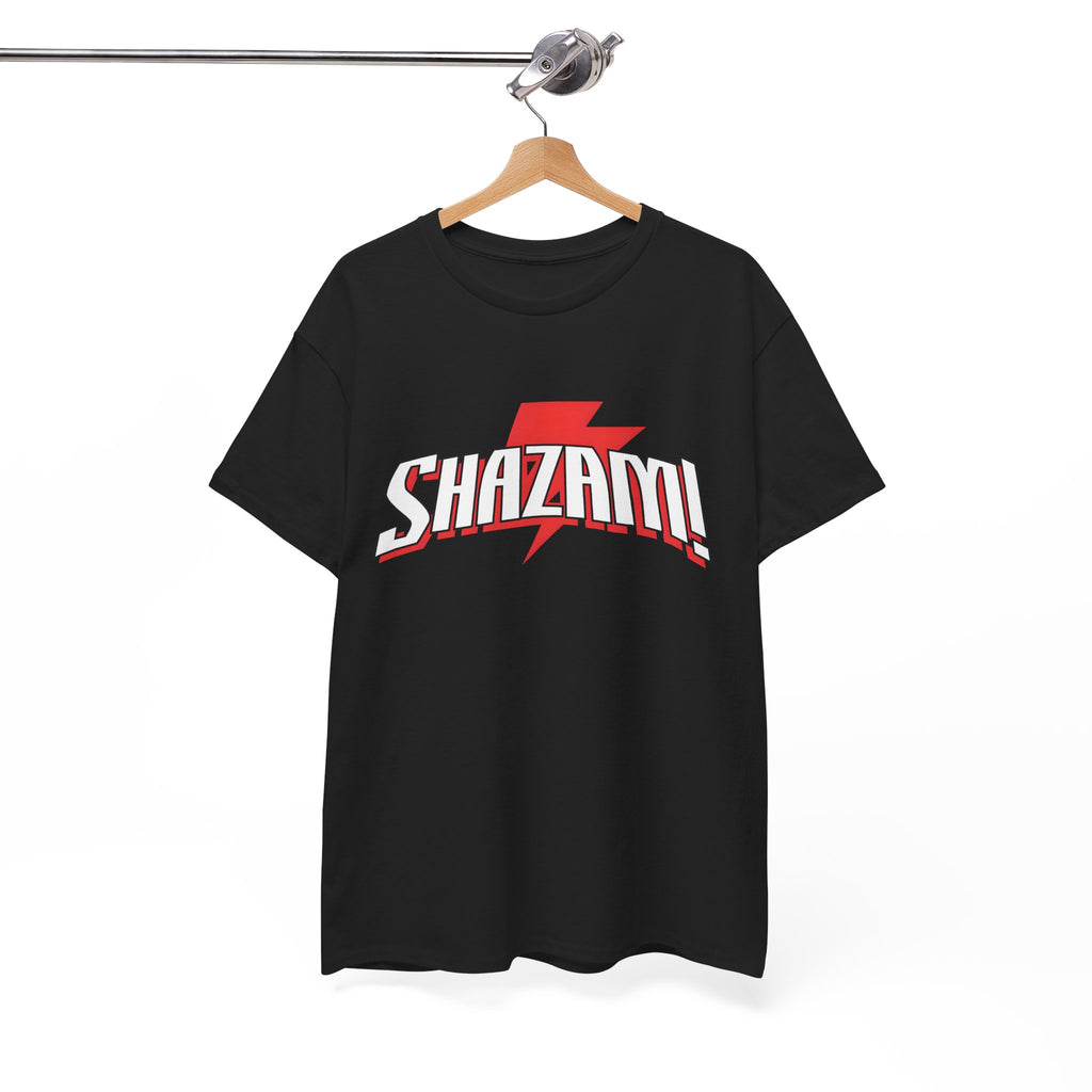 Shazam! Lightning Logo T-Shirt — Retro Comic Superhero Tee