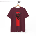 Marvel Miles Morales Spider-Man T-Shirt – Red Vertical Stripe Design | Premium Superhero Tee for Fans