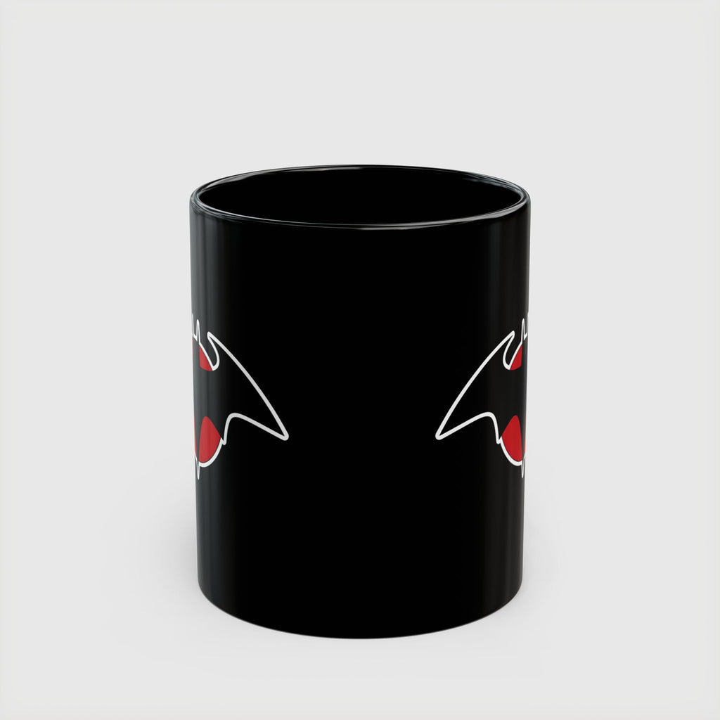 Flashpoint Batman Thomas Wayne Red Logo Black Coffee Mug - Drkheroz