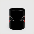 Flashpoint Batman Thomas Wayne Red Logo Black Coffee Mug - Drkheroz