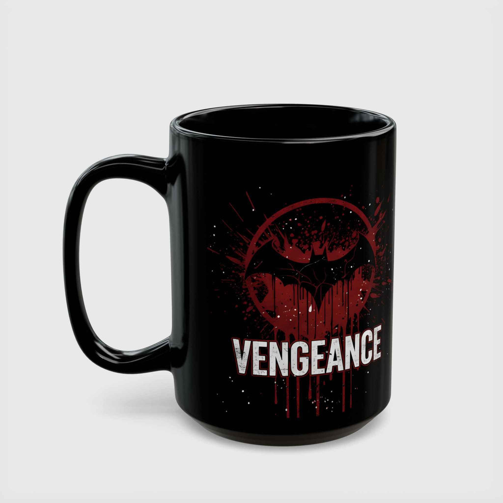 Batman Vengeance Blood Splatter Black Ceramic Mug