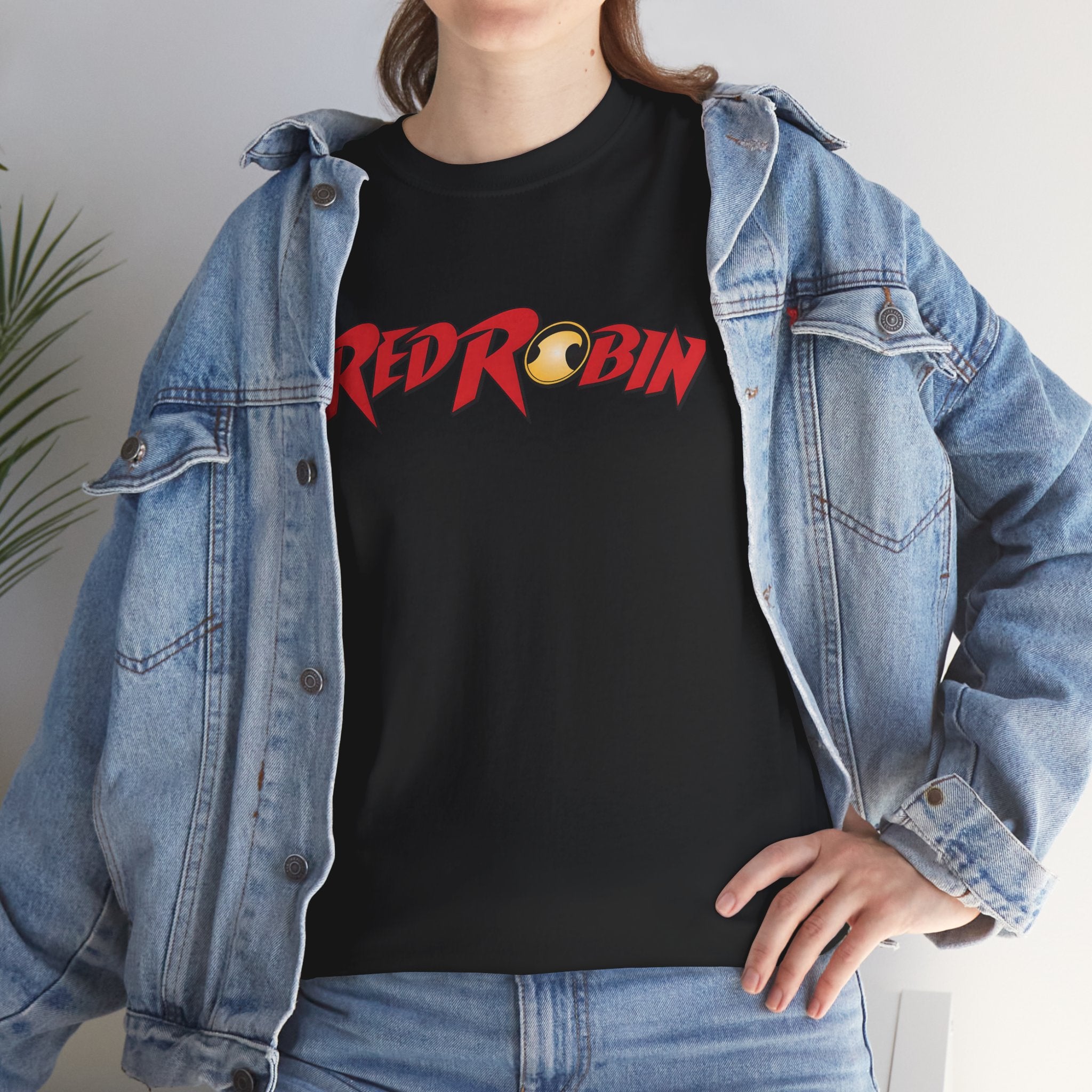 DC Comics Tim Drake Red Robin Emblem T‑Shirt – Batman Family Unisex Tee