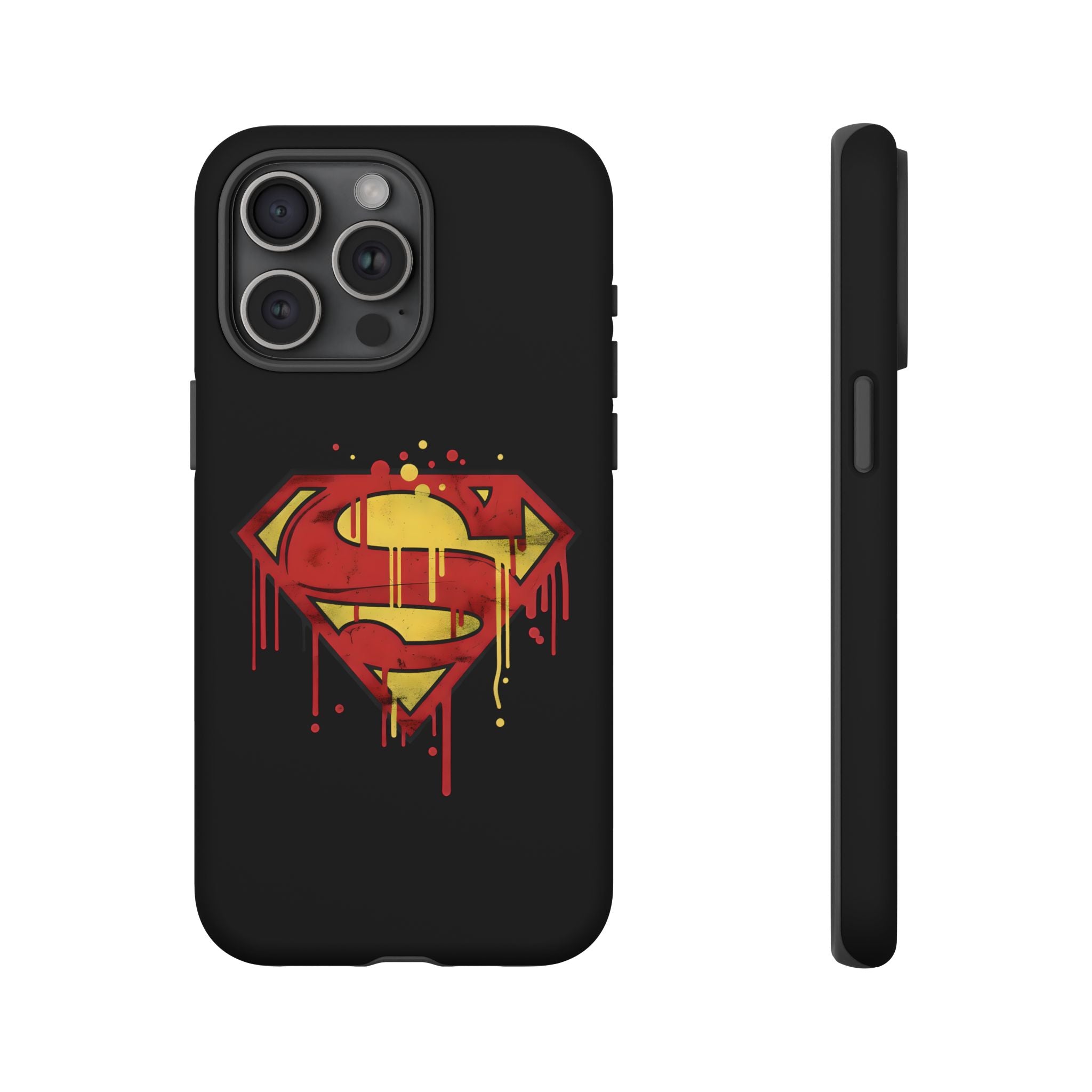 Superman Graphiti Hard iPhone Case - Drkheroz