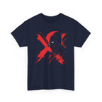 Deadpool Marvel Rivals Graphic Tee — Red X Masked Wade Wilson T-shirt