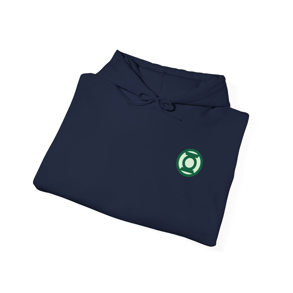 Green Lantern "Willpower" Hoodie — Comic Superhero Hooded Sweatshirt