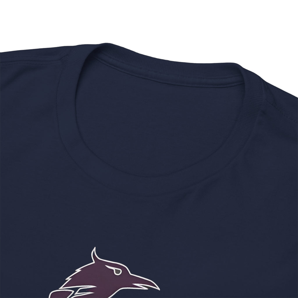 Teen Titans Raven Graphic Tee — Purple Geometric Raven Shirt