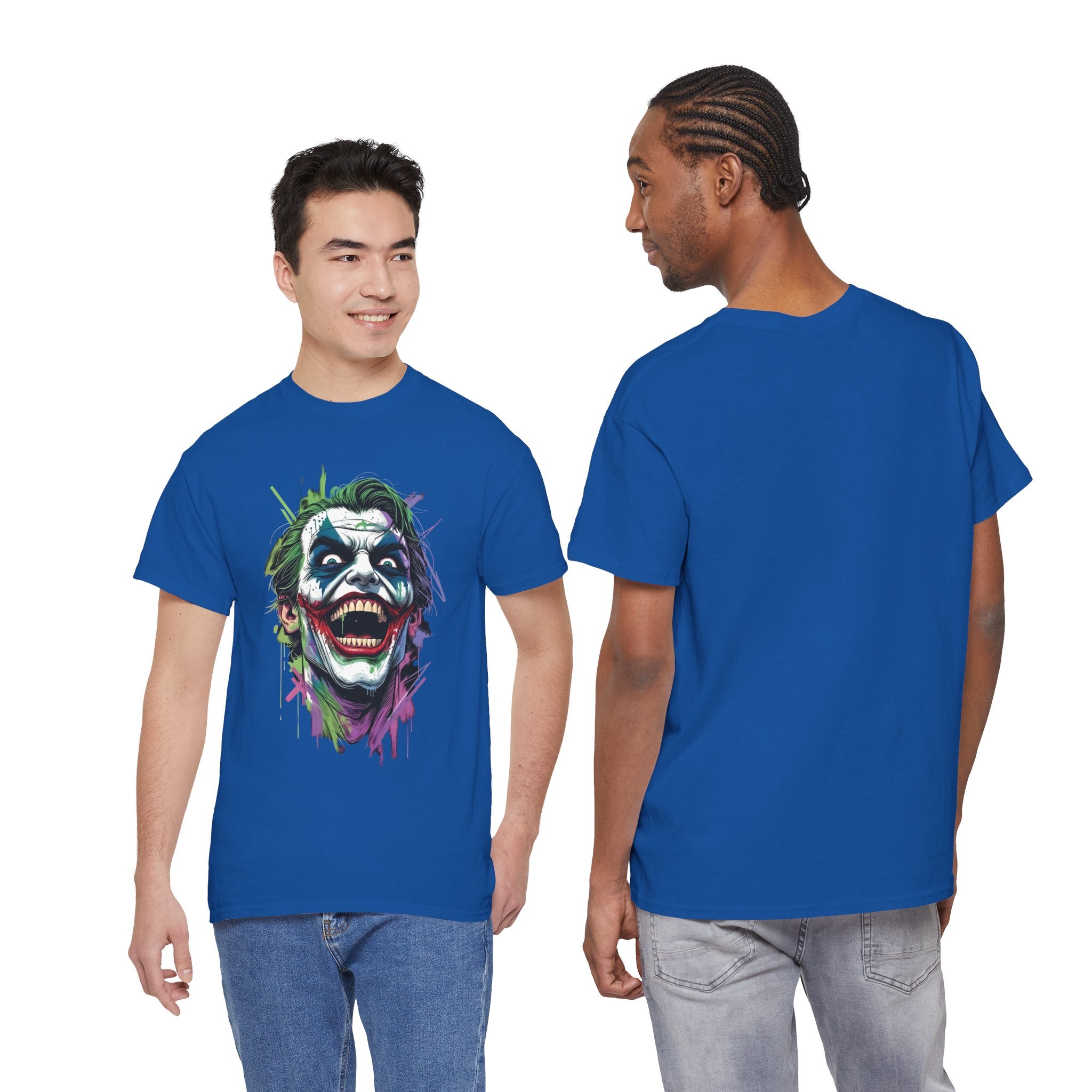 The Joker Streetwear Unisex Graphic Tee - Vintage DC Comics Joker Laugh T-Shirt