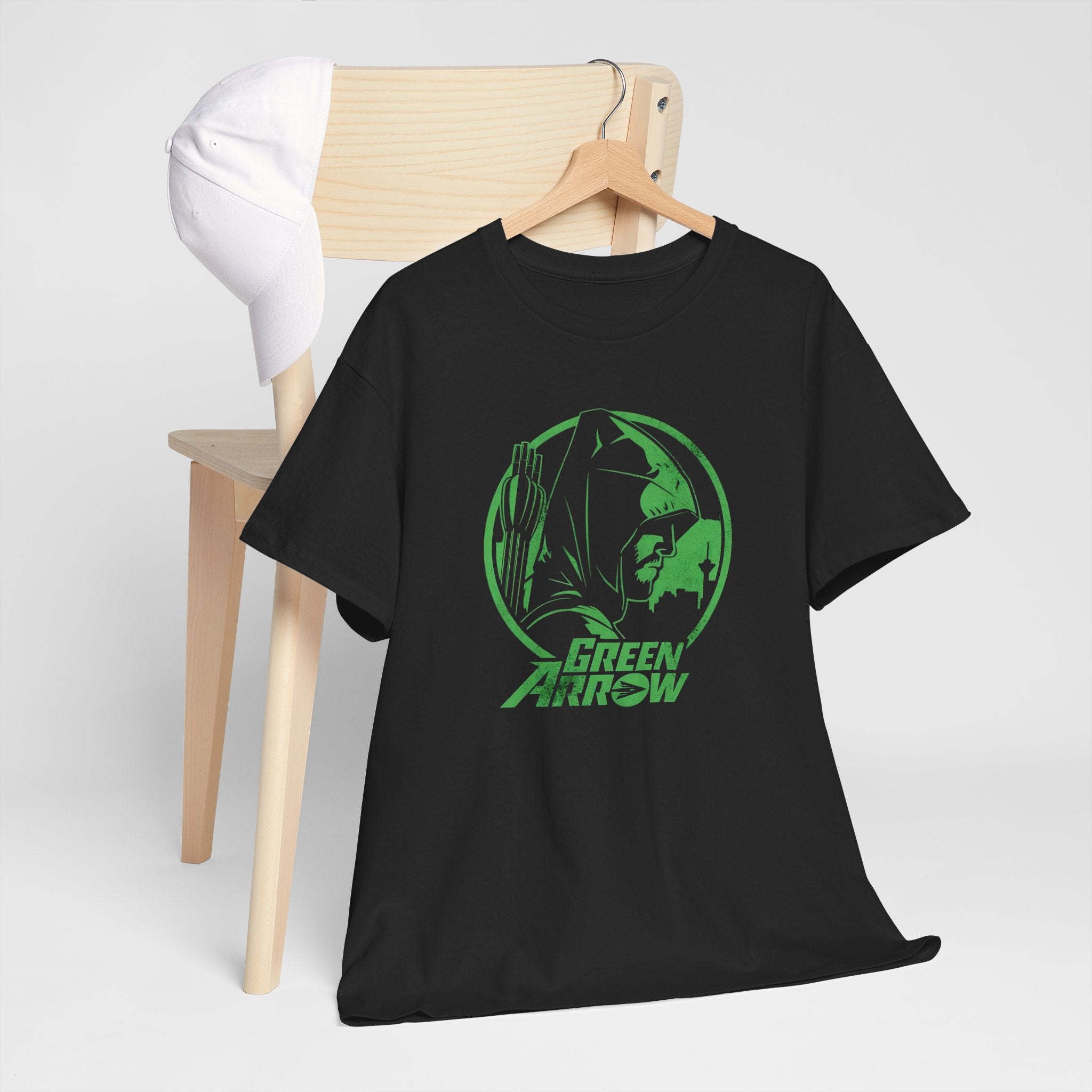 DC Green Arrow Graphic Tee — Oliver Queen - The Arrow Archer Logo T-Shirt