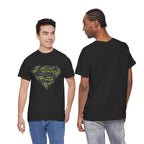 Superman Tech Shield T-Shirt — Futuristic Man of Steel Fanart Logo Tee