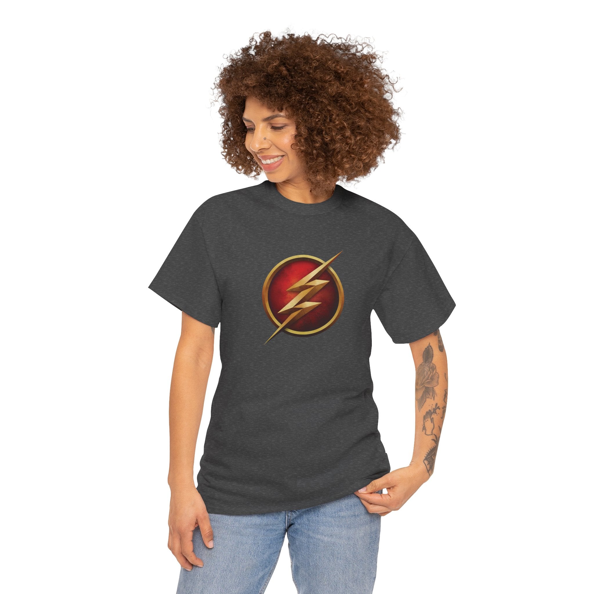DC Flash Unisex T-shirt - Flashpoint & Classic Bolt Graphic Tee - Speed Force Apparel - Premium 100% Cotton Superhero Tee