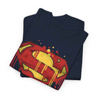 Superman Graffiti Dripping S Shield Black Unisex T-Shirt