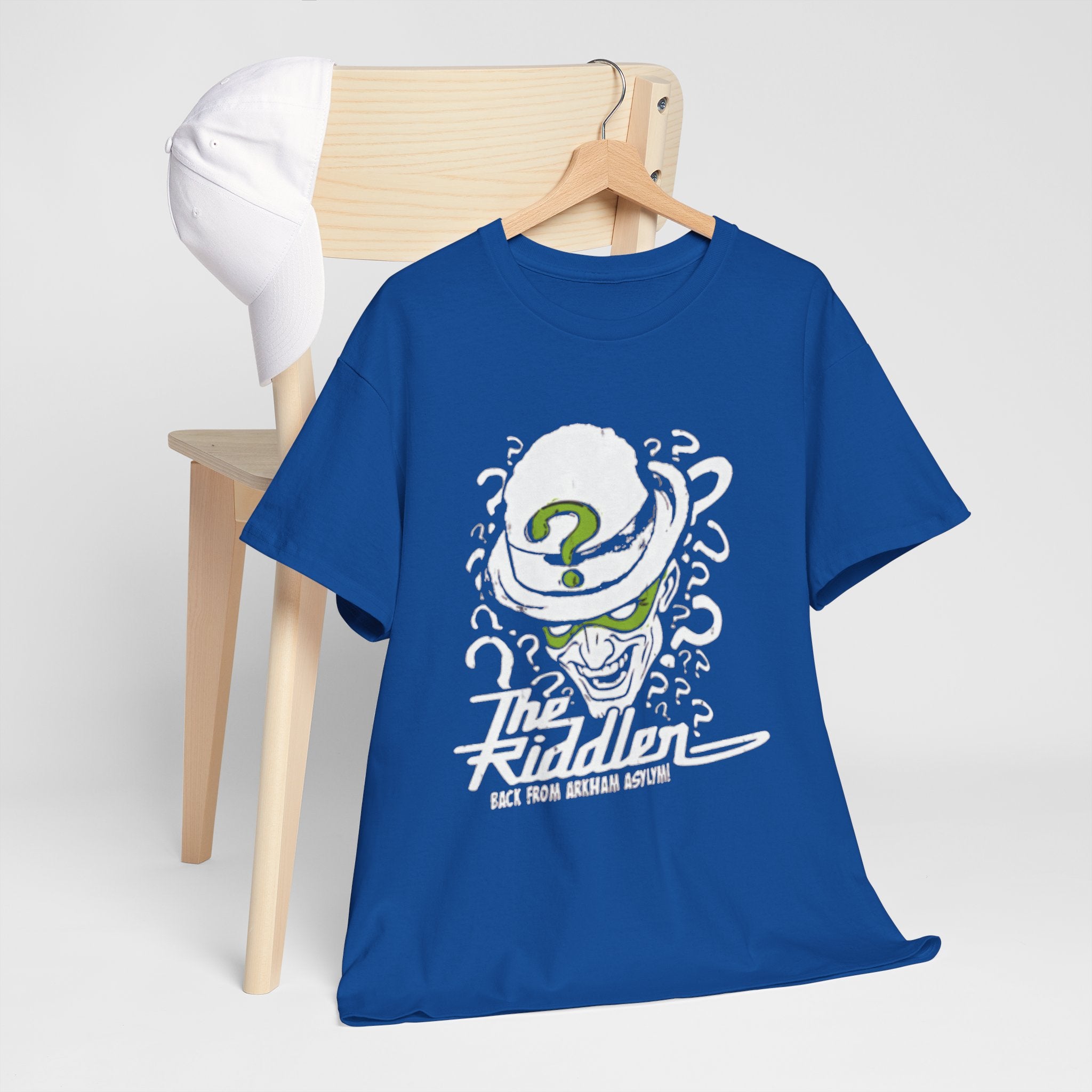 The Riddler T-Shirt – Vintage DC Batman Villain Graphic Tee | Gotham Puzzle Design