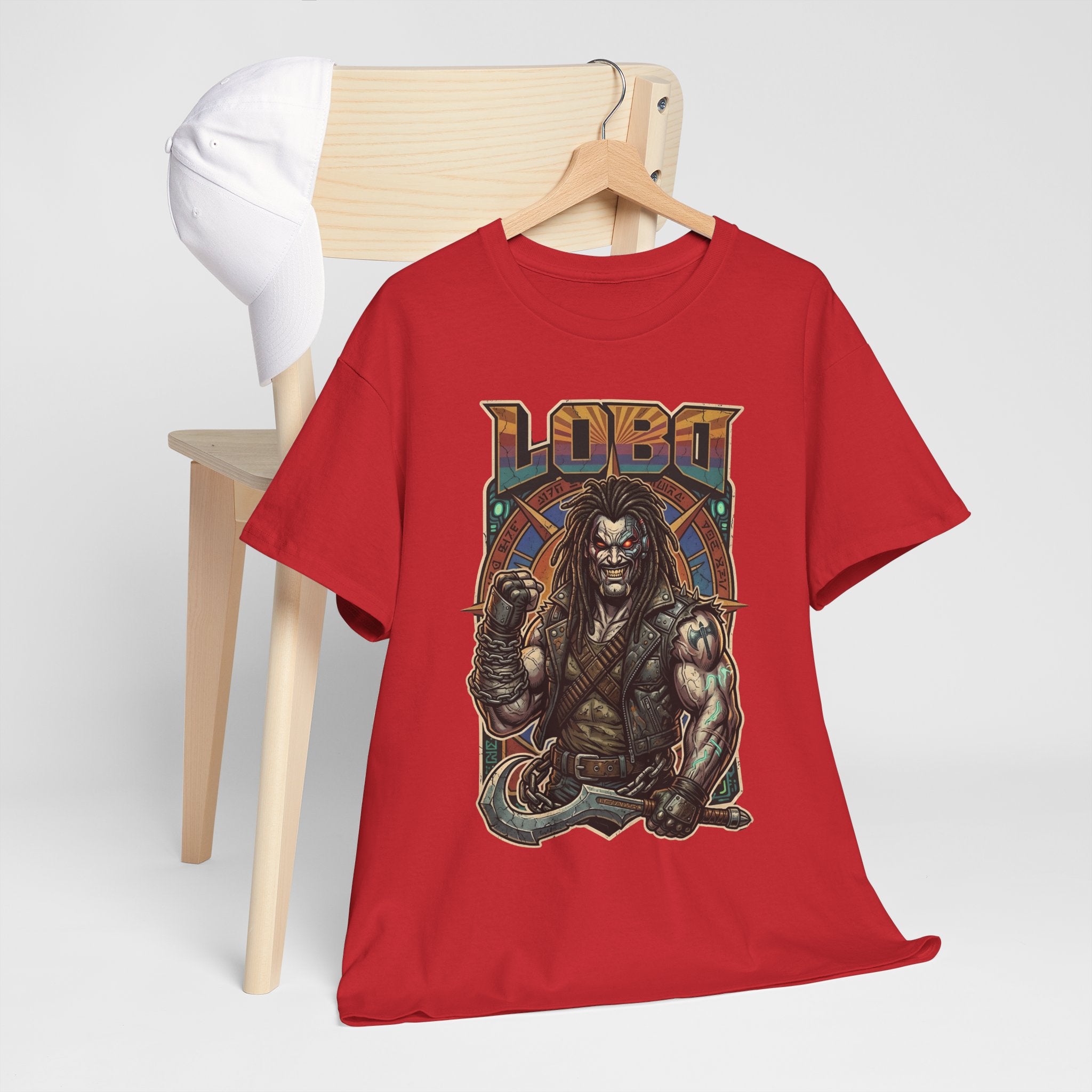 Lobo Warrior Graphic Tee – Jason Momoa’s DCU Czarnian Bounty Hunter T‑Shirt