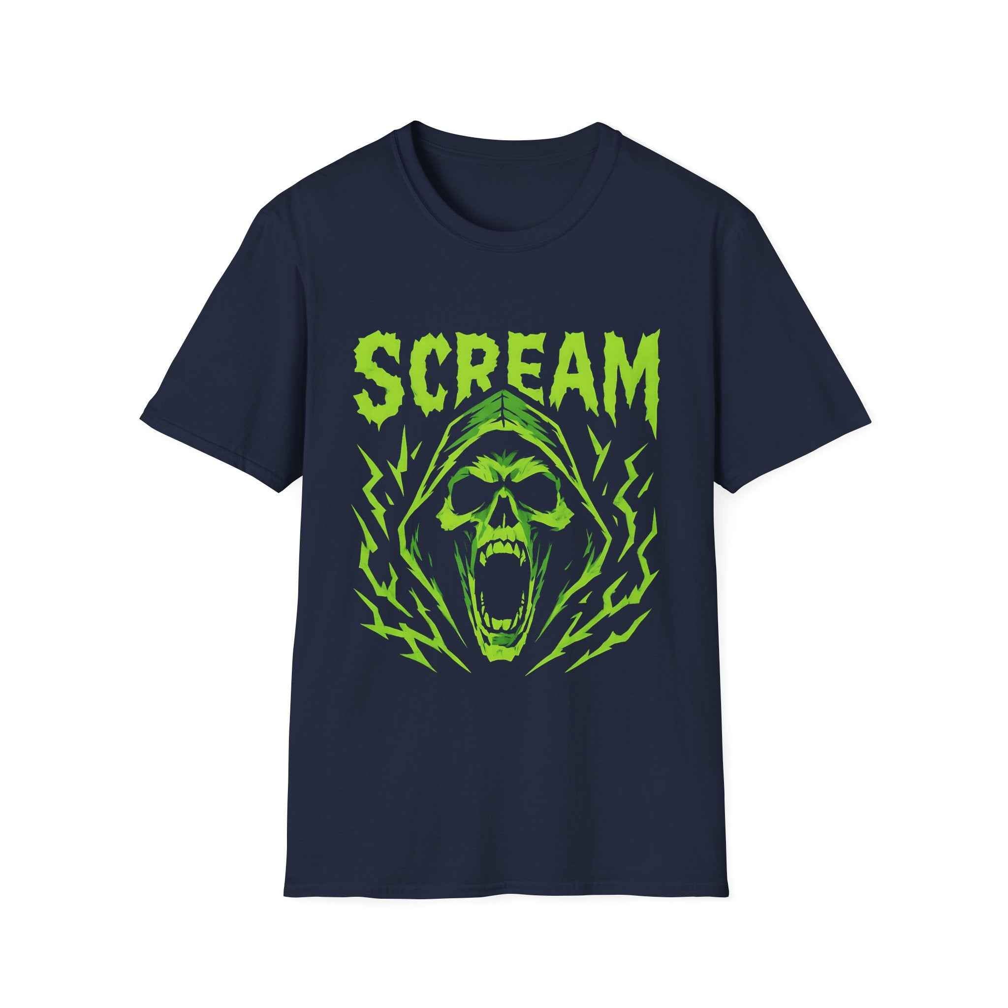 Scream Horror T-Shirt, Unisex Graphic Tee, Halloween Costume Top, Gift for Horror Fans, Spooky Vibes, Casual Wear, Streetwear