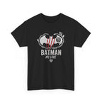DC Batman "My Love" Heart Logo T-Shirt — Romantic Valentine’s Gift for Partners