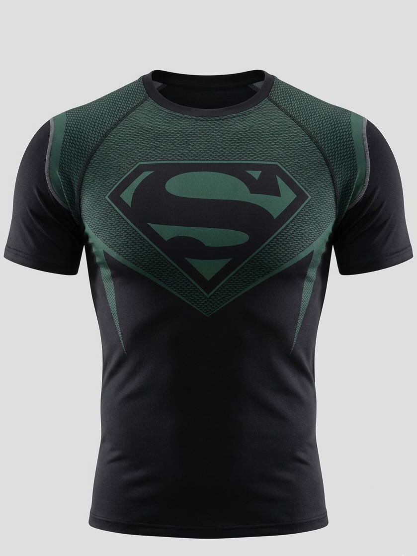 DC Superman Slim Fit Gym T-Shirt – Premium Performance Training Tee