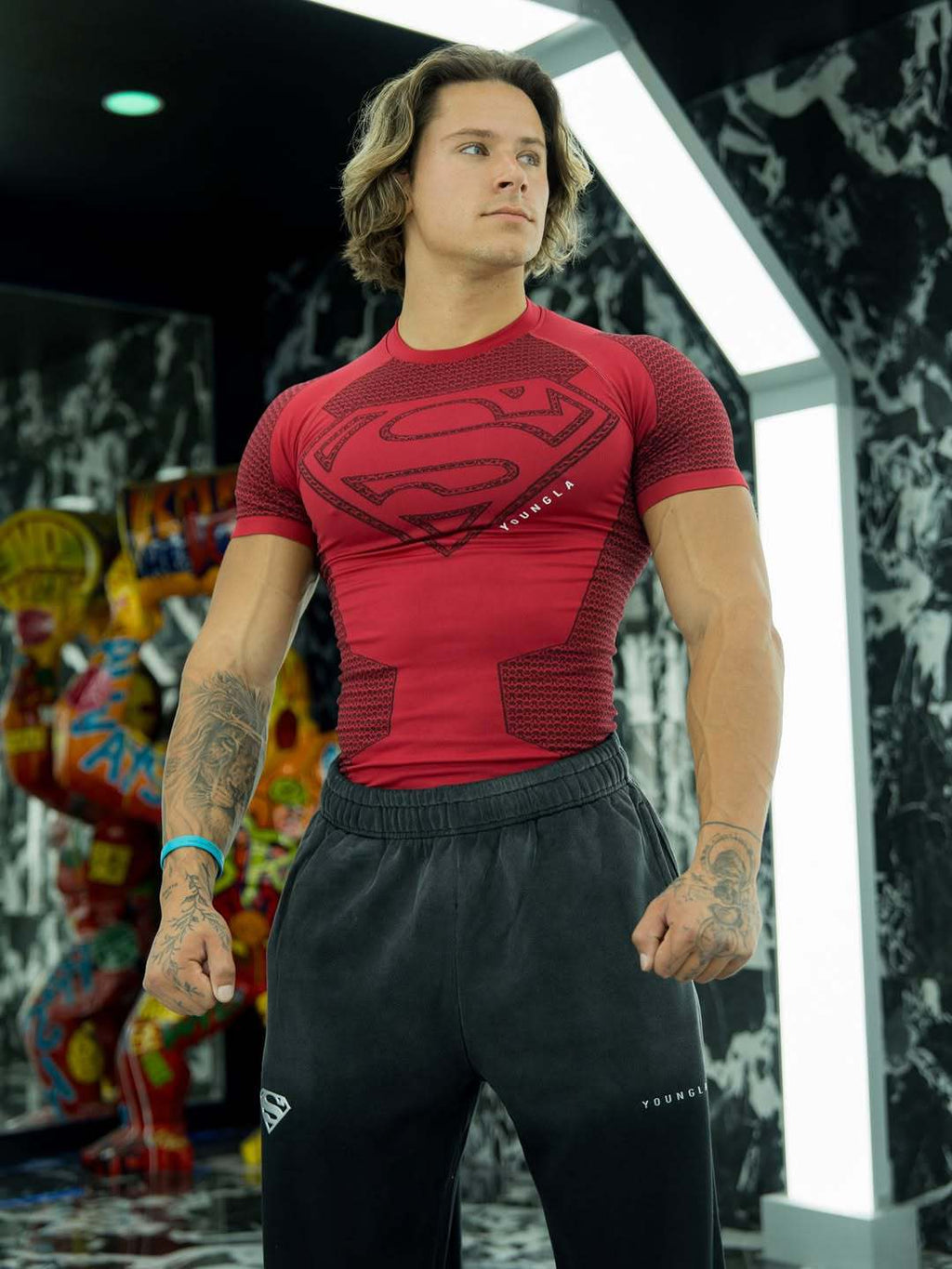 Superman Emblem Compression T-shirt