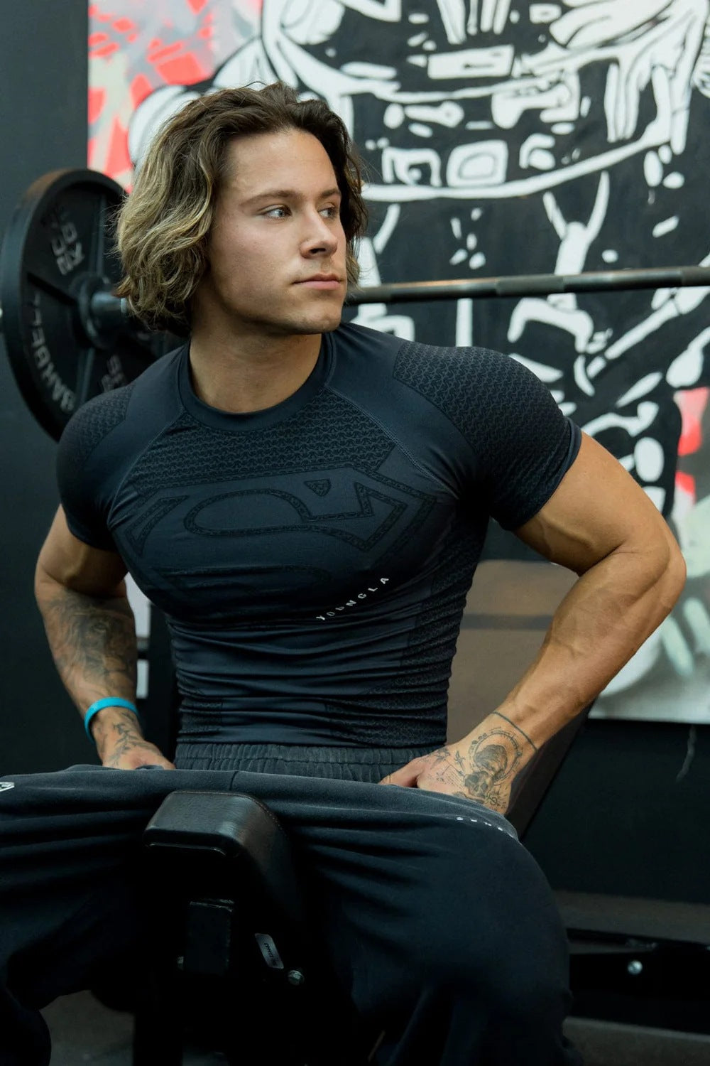Superman Emblem Compression T-shirt
