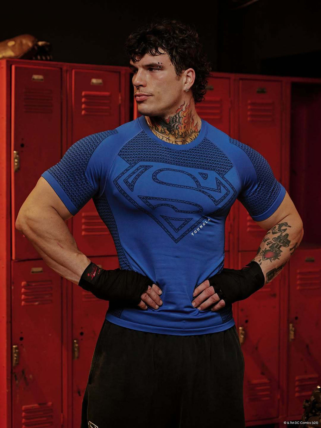 Superman Emblem Compression T-shirt