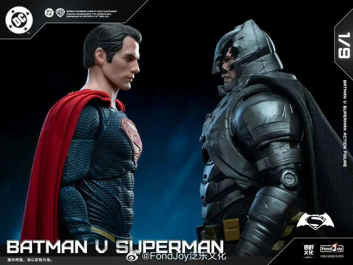 Batman vs. Superman: Dawn of Justice 1/9 Scale Armored Bat-Suit & Superman Collectible Action Figure Set