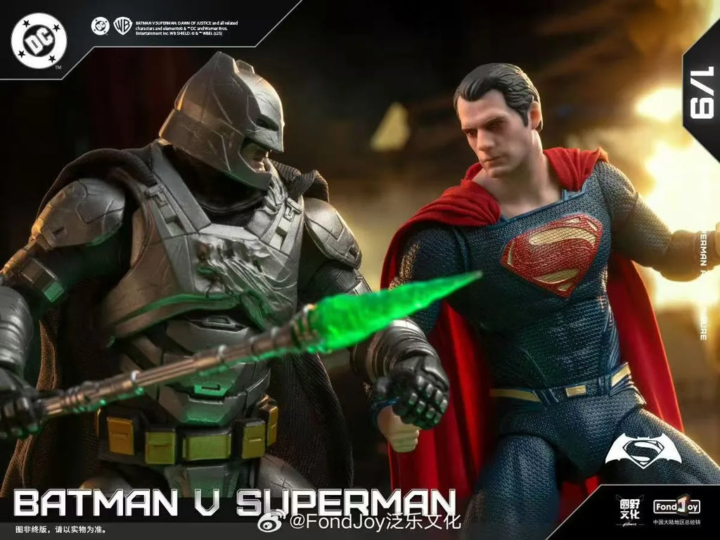 Batman vs. Superman: Dawn of Justice 1/9 Scale Armored Bat-Suit & Superman Collectible Action Figure Set