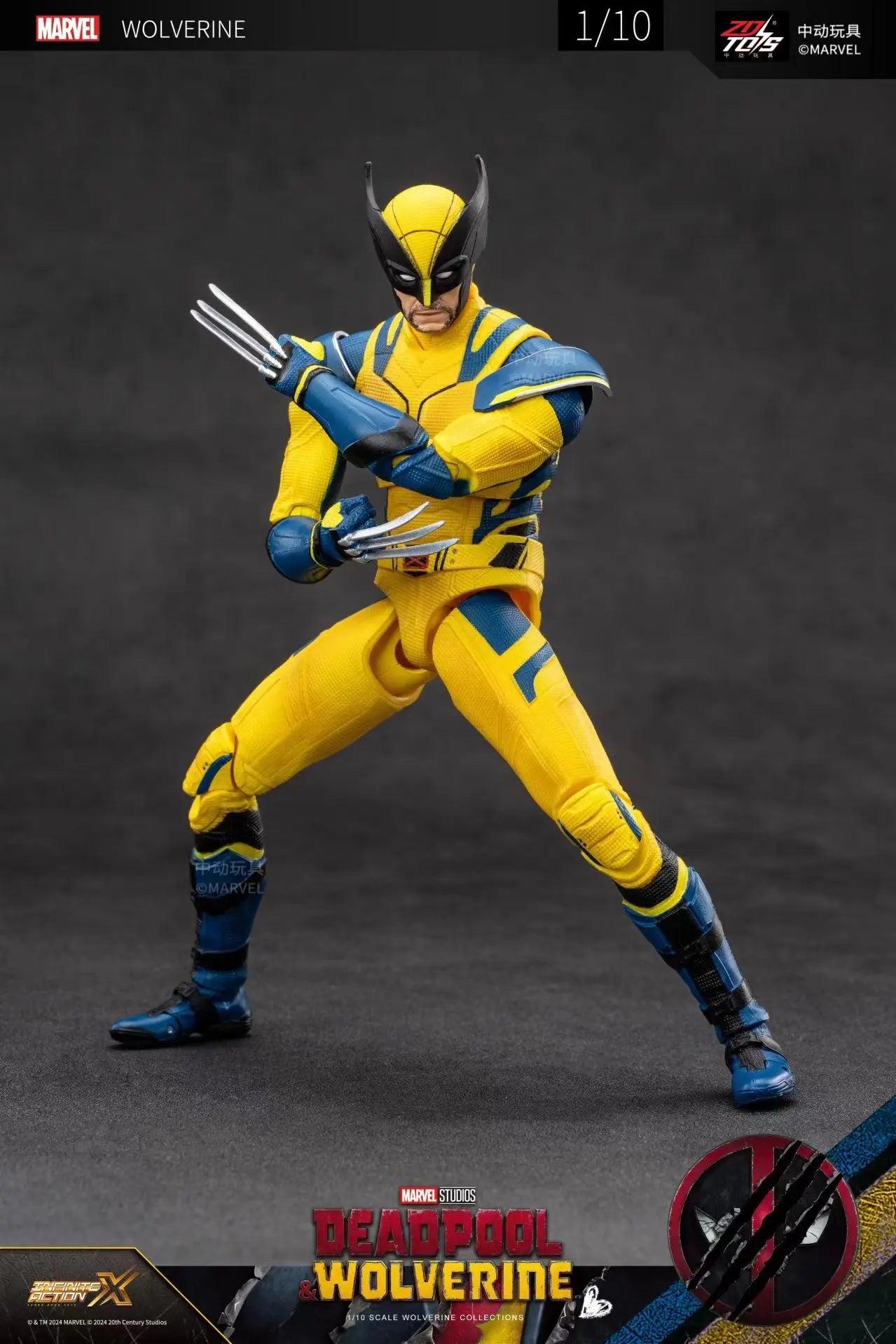 Deadpool & Wolverine Legacy Collection – Premium Marvel Action Figure Set