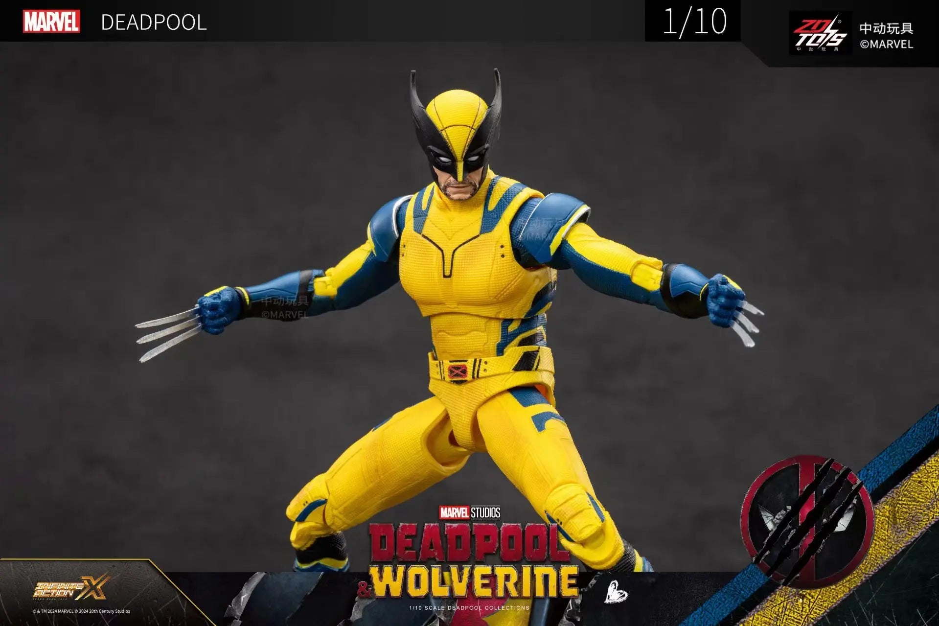 Deadpool & Wolverine Legacy Collection – Premium Marvel Action Figure Set