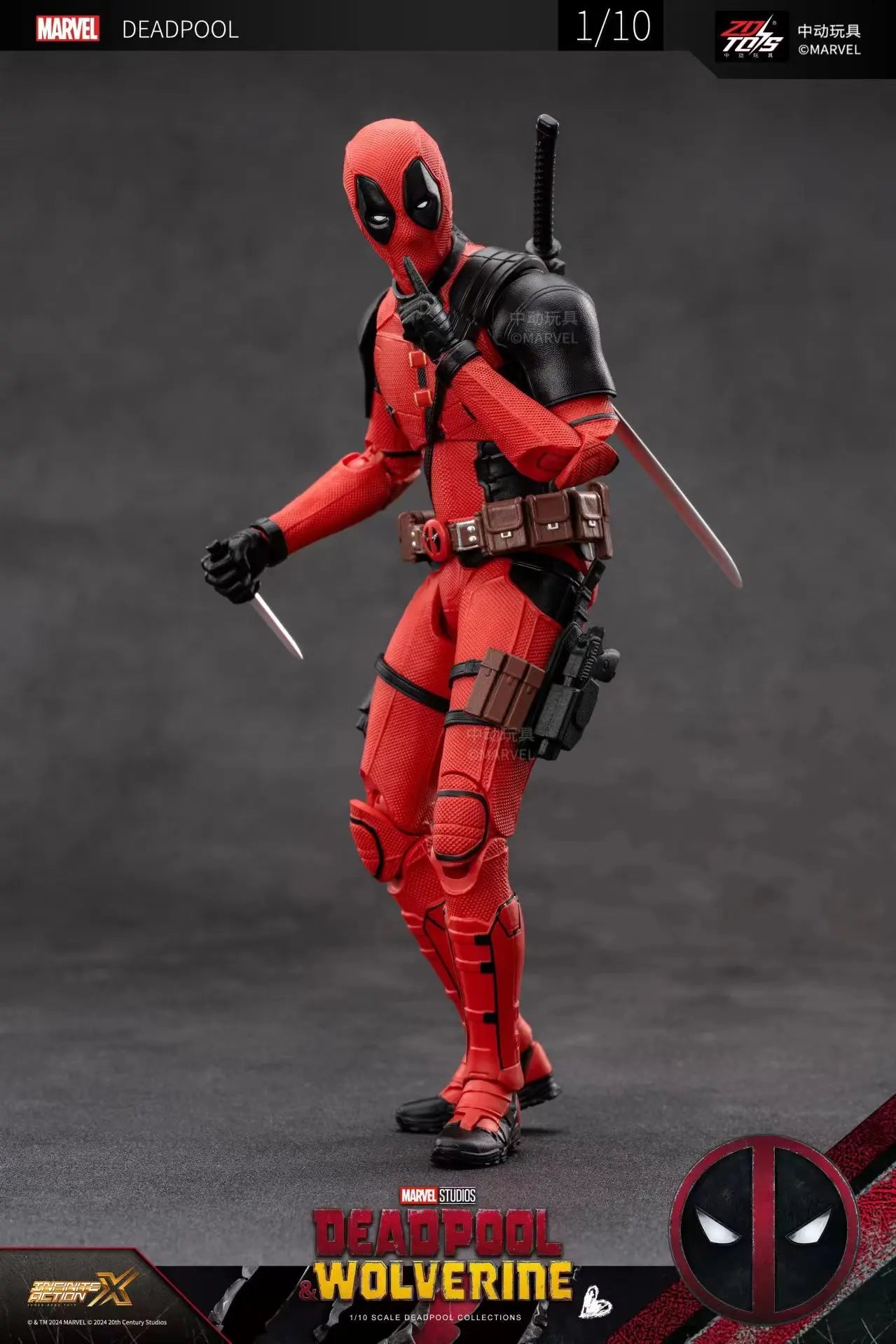 Deadpool & Wolverine Legacy Collection – Premium Marvel Action Figure Set