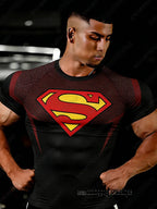 DC Superman Slim Fit Gym T-Shirt – Premium Performance Training Tee